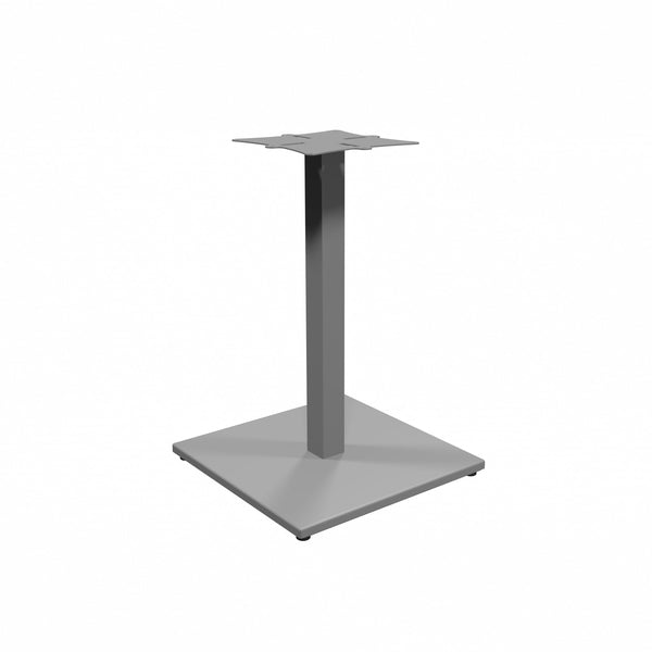 Heartwood 900- Square Metal Base - 28" (711.20 mm) Height x 19.8" (501.65 mm) Width x 19.8" (501.65 mm) Depth - Material: Metal - Finish: Silver, Powder Coated - 1 Each