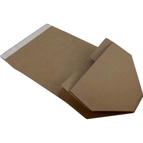 Spicers Paper Shipping Case - External Dimensions: 9" (228.60 mm) Width x 12" (304.80 mm) Depth x 5" (127 mm) Height - Flap Closure - Kraft - 12 / Carton