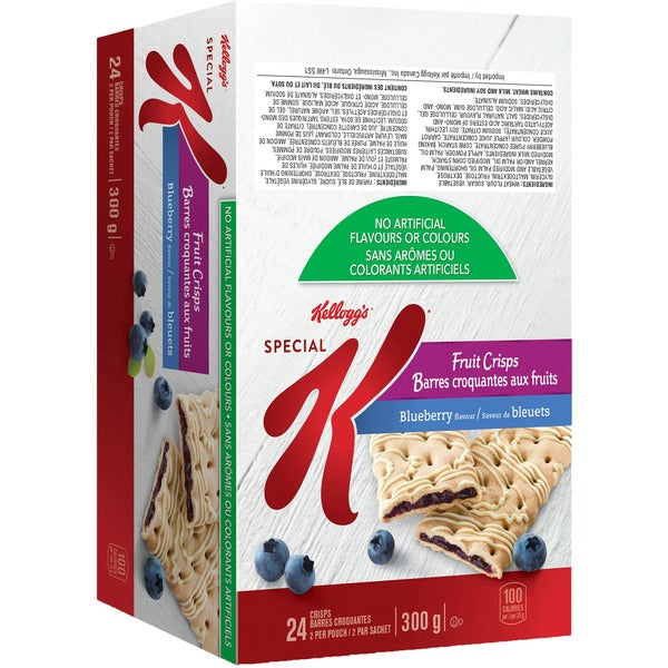 Kellogg's Special K Fruit Crisps Blueberry Flavour - Blueberry - 0.88 oz (25 g) - 12 / Box