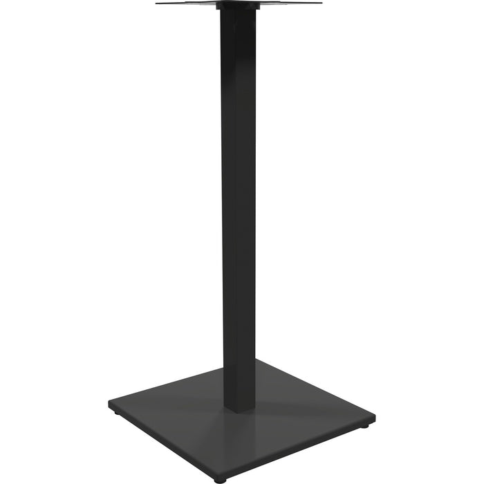 Heartwood 900 - Square Metal Base - Bar Height - 41" (1041.40 mm) Height x 19.8" (501.65 mm) Width x 19.8" (501.65 mm) Depth - Material: Metal - Finish: Black, Powder Coated - 1 Each