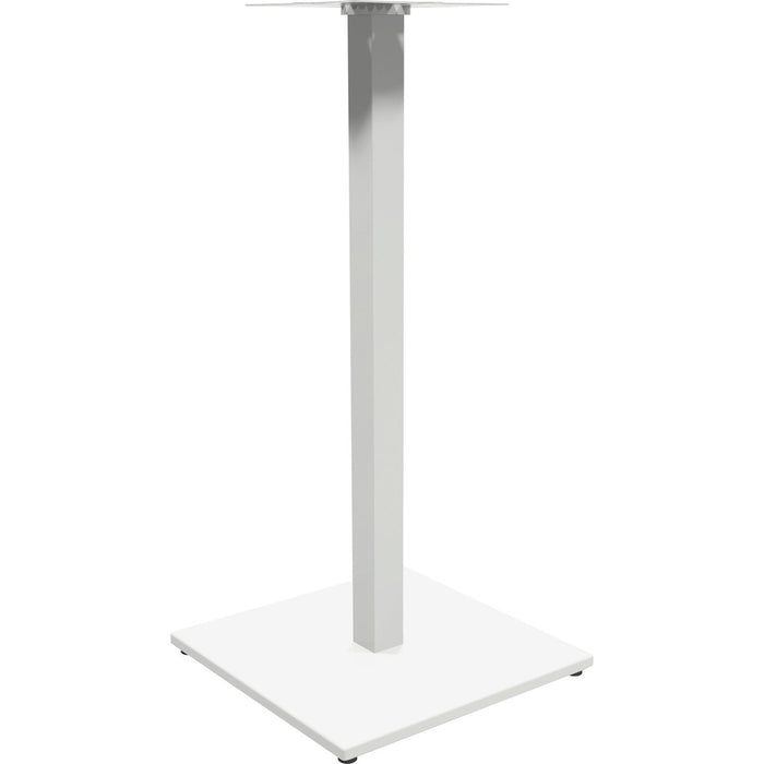 Heartwood 900 - Square Metal Base - Bar Height - 41" (1041.40 mm) Height x 19.8" (501.65 mm) Width x 19.8" (501.65 mm) Depth - Material: Metal - Finish: White, Powder Coated - 1 Each