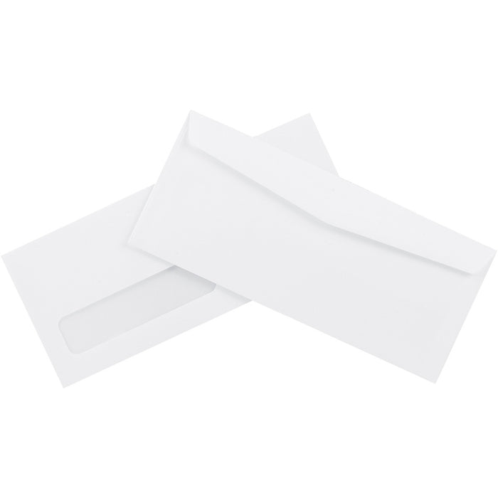 Supremex Commercial Envelope #10, White, 500/Box - Commercial - #10 - 9 1/2" (241.30 mm) Width x 4 1/8" (104.78 mm) Length - 24 lb (10886.22 g) - Gummed Flap - White Wove - 500 / Box