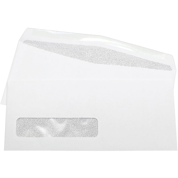 Supremex Commercial Envelope #10, White, 500/Box - Commercial - #10 - 9 1/2" Width x 4 1/8" Length - 24 lb - Gummed Flap - 500 / Box - White Wove Window