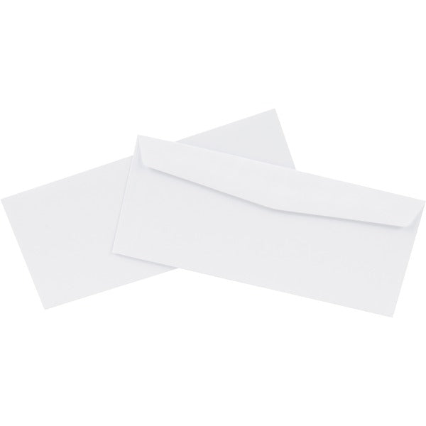Supremex Commercial Envelope #8, White, 1000/Box - Commercial - #8 - 6 1/2" (165.10 mm) Width x 3 5/8" (92.07 mm) Length - 24 lb (10886.22 g) - Gummed Flap - White Wove - 1000 / Box