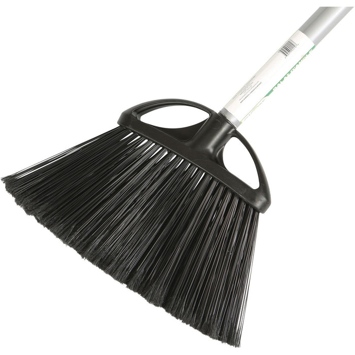 Globe Lobby Angled Broom - 42" (1066.80 mm) Overall Length - Black - 1 Each