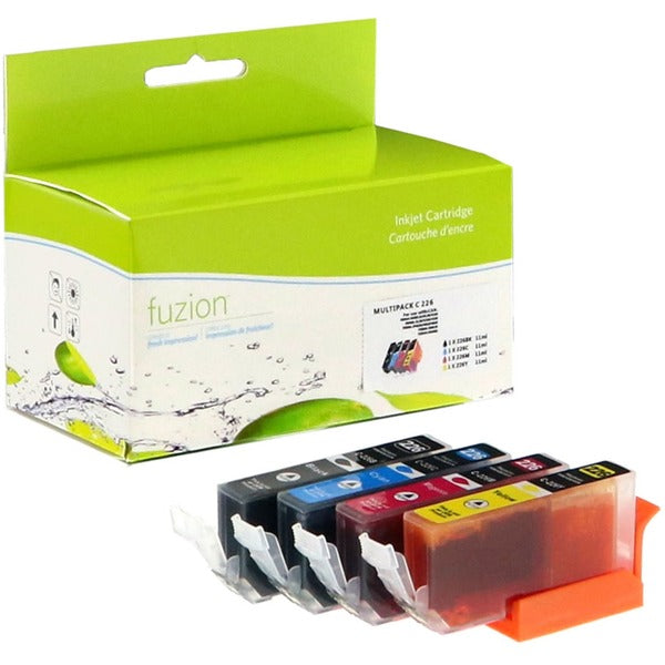 fuzion - Alternative for Canon CLI-226 Compatible Inkjet Set - C/K/M/Y - 305 Pages Black, 510 Pages Cyan, 510 Pages Magenta, 510 Pages Yellow