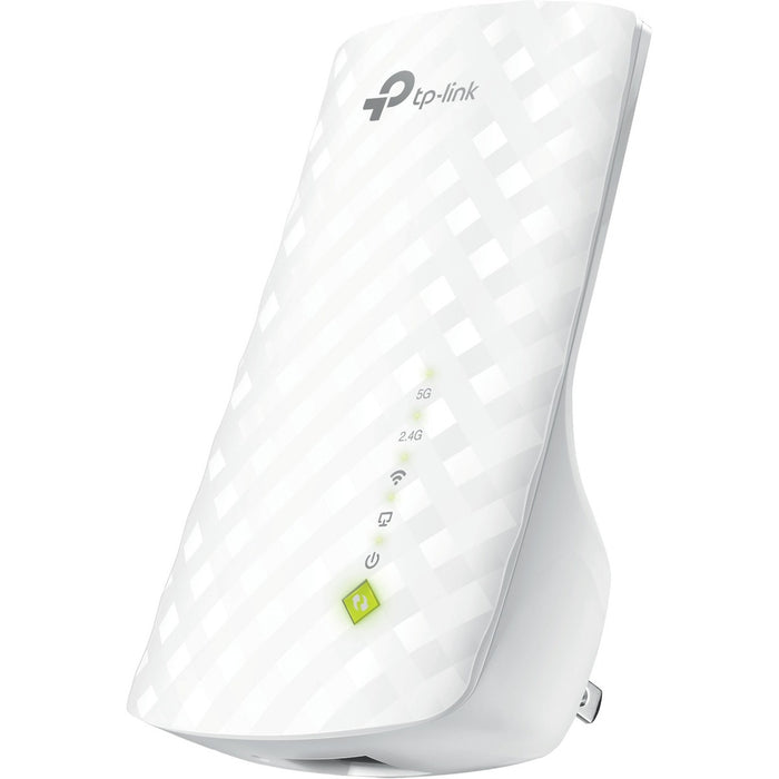 TP-Link RE220 Dual Band IEEE 802.11ac 750 Mbit/s Wireless Range Extender - 2.40 GHz, 5 GHz - 3 x Internal Antenna(s) - Internal - 1 x Network (RJ-45) - Fast Ethernet - 6.50 W - Wall Mountable