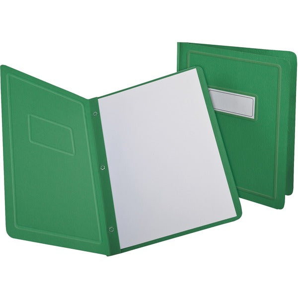 TOPS Recycled Report Cover - 100 Sheets Capacity - Green - 6 / Pack