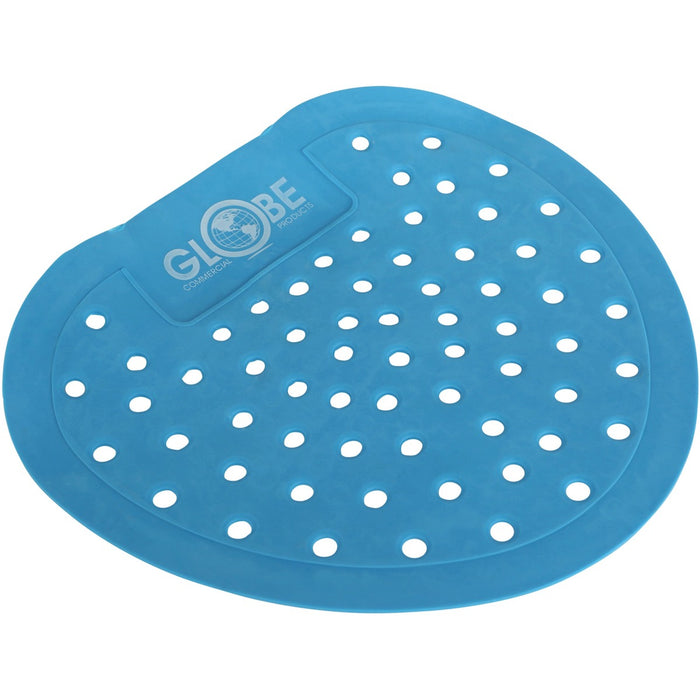 Globe Vinyl Urinal Screen - Bubble Gum - Clog Remover, Flexible - 10 / Box