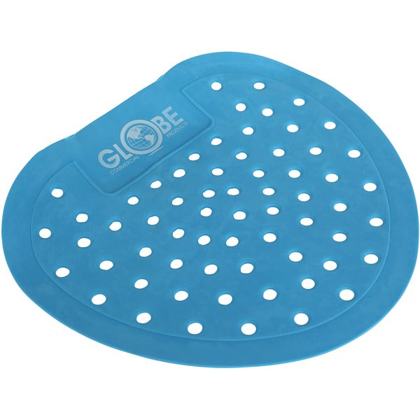 Globe Vinyl Urinal Screen - Bubble Gum - Clog Remover, Flexible - 10 / Box