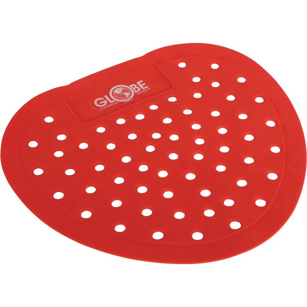 Globe Vinyl Urinal Screen - Clog Remover, Flexible - 10 / Box