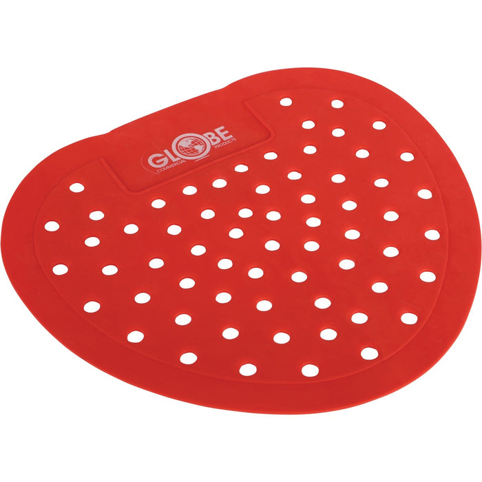 Globe Vinyl Urinal Screen - Clog Remover, Flexible - 10 / Box