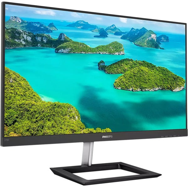 Philips 278E1A 27" Class 4K UHD LCD Monitor - 16:9 - Textured Black - 27" Viewable - In-plane Switching (IPS) Technology - WLED Backlight - 3840 x 2160 - 1.07 Billion Colors - 350 cd/m² - 4 ms - GTG Refresh Rate - Speakers - HDMI - DisplayPort