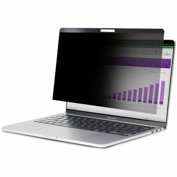 StarTech.com Laptop Privacy Screen for 15 inch MacBook Pro & Air - Magnetic Removable Security Filter - Blue Light Reducing - Matte/Glossy - 15 inch MacBook Pro/Air laptop privacy screen filter 16:10 for security outside 30 degree viewing angle to keep da
