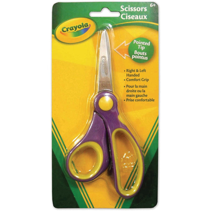 Crayola Scissors - Left/Right - Blunted Tip - Red, Orange - 1 Each