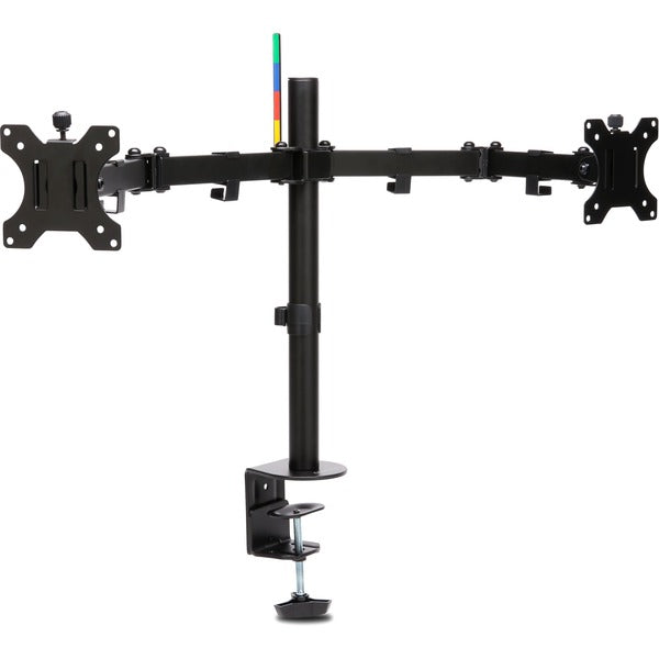 Kensington SmartFit Mounting Arm for Monitor - Black - Landscape/Portrait - Height Adjustable - 2 Display(s) Supported - 32" Screen Support - 35.27 lb (16000 g) Load Capacity - 75 x 75, 100 x 100 - VESA Mount Compatible - Steel, Aluminum, Acrylonitrile Bu