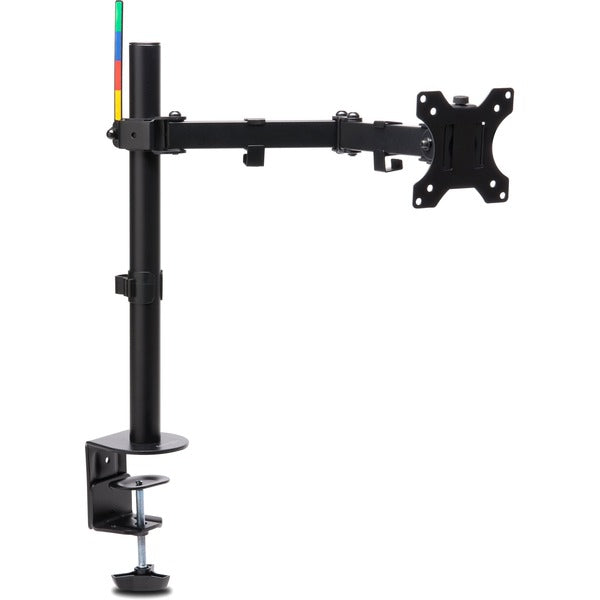 Kensington SmartFit Mounting Arm for Monitor - Black - Landscape/Portrait - Height Adjustable - 1 Display(s) Supported - 34" Screen Support - 17.60 lb (7983.23 g) Load Capacity - 75 x 75, 100 x 100 - VESA Mount Compatible - Steel, Aluminum, Metal