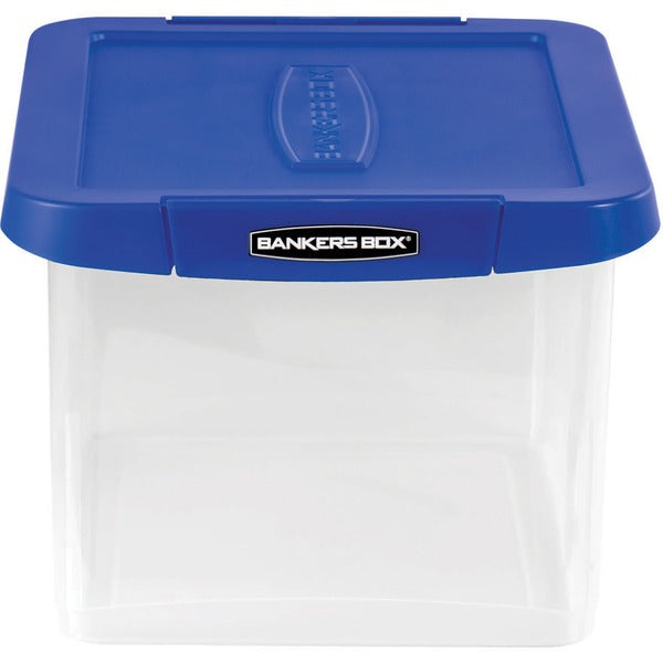 Bankers Box Storage Case - External Dimensions: 14" (355.60 mm) Width x 17.4" (441.33 mm) Depth x 10.5" (266.70 mm) Height - Media Size Supported: Letter 8.50" (215.90 mm) x 11" (279.40 mm), Legal 8.50" (215.90 mm) x 14" (355.60 mm) - Lid Lock Closure - H