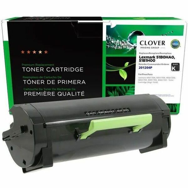CIG 51B1H00/51B0HA0 Remanufactured High Yield Laser Toner Cartridge - Single Pack MS417 (MS417 (51B1H00, 51B0HA0)) - Black Each - 8500 Pages