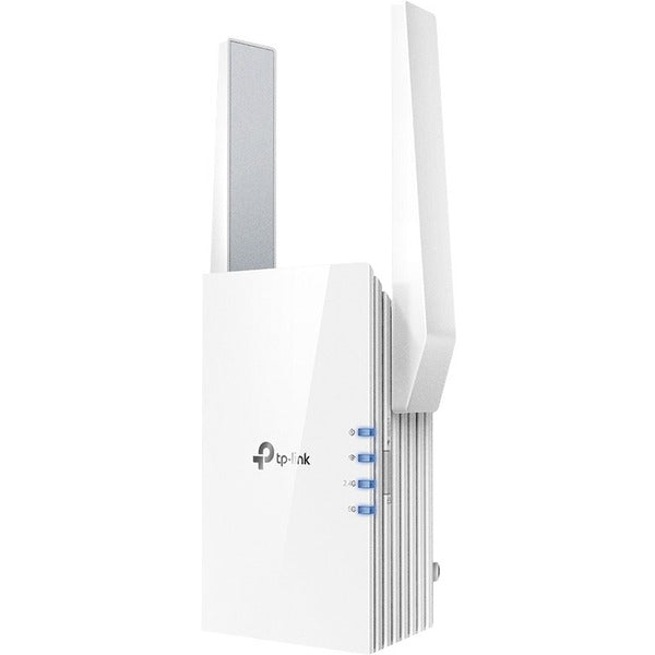 TP-Link RE505X Dual Band 802.11ax 1.50 Gbit/s Wireless Range Extender - 2.40 GHz, 5 GHz - 2 x External Antenna(s) - External - 1 x Network (RJ-45) - Gigabit Ethernet - 10 W - 1 Pack