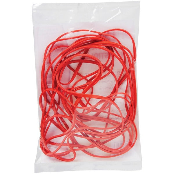 VLB Big Bands Rubber Bands - Size: #117B - 7" (177.80 mm) Length x 0.13" (3.18 mm) Width - Rubber - Red - 12 / Pack
