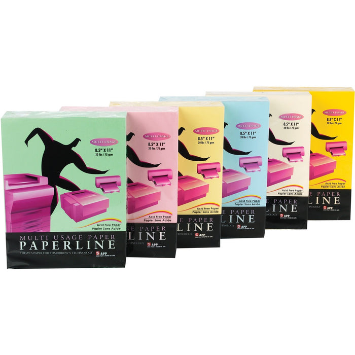 Paperline Colour Paper Multi Usage - Pastel Lavendar - Legal - 8 1/2" (215.90 mm) x 14" (355.60 mm) - 20 lb (9071.85 g) Basis Weight - Lavender - 500 / Pack