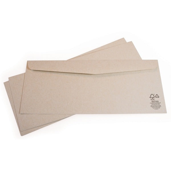 Supremex Kraft Envelope - #10 - 9 1/2" (241.30 mm) Width x 4 1/8" (104.78 mm) Length - 24 lb (10886.22 g) - Kraft - 500 / Box