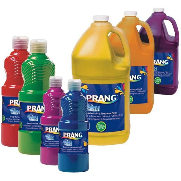 Prang Washable Ready-to-Use Paint - Peach - 946.35 mL - 1 Each - Peach