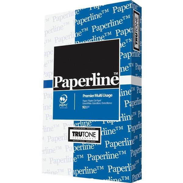 Paperline Office Paper - White - 92 Brightness - Tabloid - 11" (279.40 mm) x 17" (431.80 mm) - 20 lb (9071.85 g) Basis Weight - White - 500 / Pack