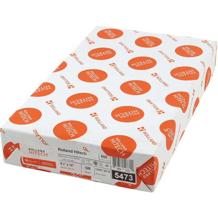 Sustana Multipurpose Paper - White - 96 Brightness - Legal - 8 1/2" (215.90 mm) x 14" (355.60 mm) - 60 lb (27215.54 g) Basis Weight - White - 500 / Pack