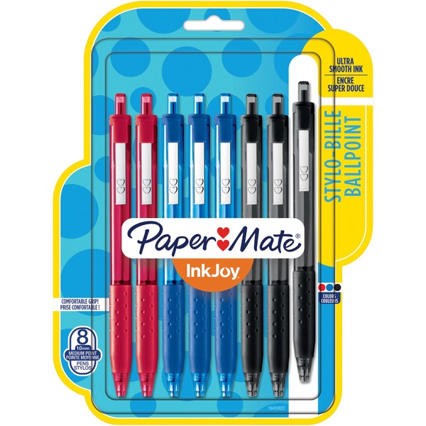 Paper Mate InkJoy™ 300 Retractable Ballpoint Pens - 1 mm (0.04") Pen Point - Retractable - Assorted Ink - 1 / Pack