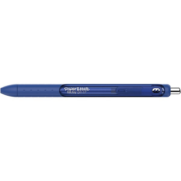 Paper Mate InkJoy&reg; Gel Retractable Ballpoint Pens - 0.7 mm (0.03") Pen Point - Retractable - Blue Ink - Gel-based - 12 / Box