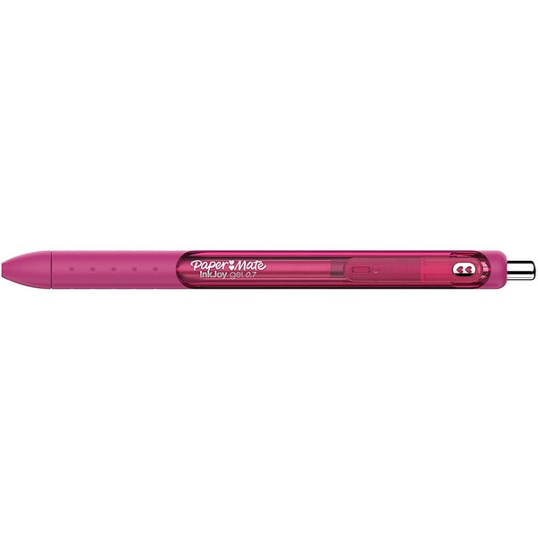 Paper Mate InkJoy&reg; Gel Retractable Ballpoint Pens - 0.7 mm (0.03") Pen Point - Retractable - Pink Ink - Gel-based - 1 Each
