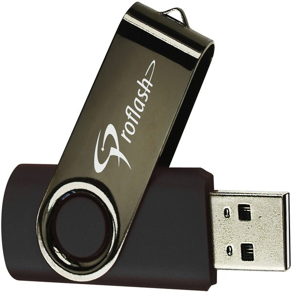Proflash Classic Flash Drive - 128 GB - USB 3.0 - Black - 1 Each