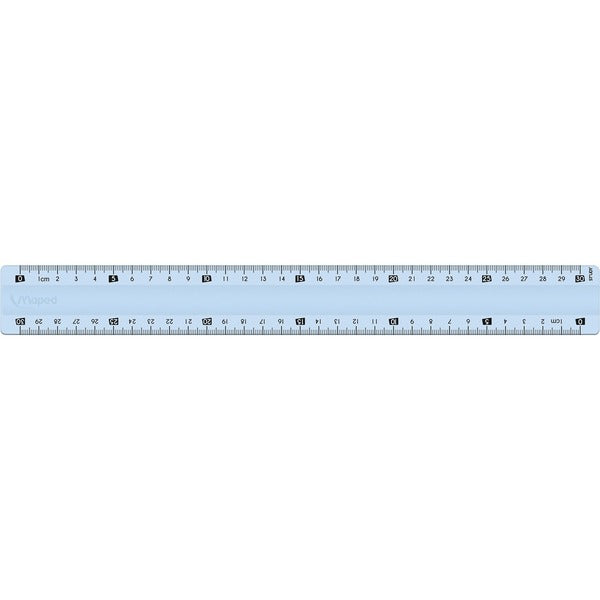 Maped Ruler - 11.8" Length - 1 Each