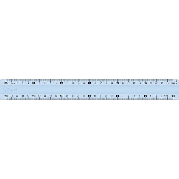 Maped Ruler - 30 cm Length - 1 Each