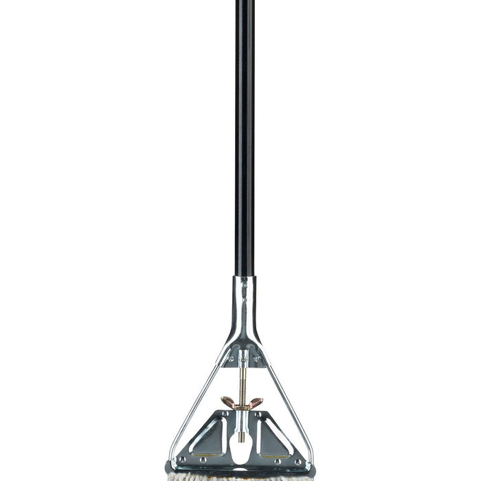 Atlas Graham Quick-Way Mop Handle - 54" (1371.60 mm) Length x 0.94" (23.81 mm) Diameter - Black - Metal - 1 Each