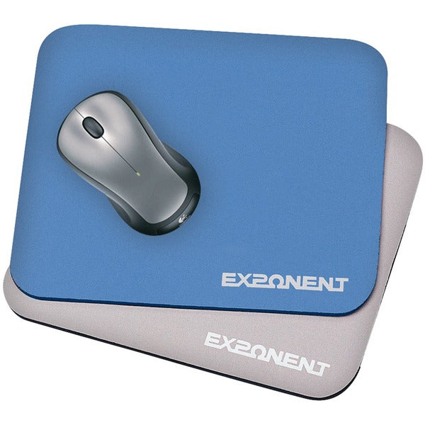Exponent World Mouse Pad - Textured - Blue - Foam - 1