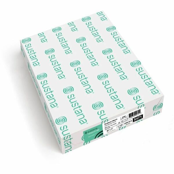 Sustana Multipurpose 30% Recycled Paper - White - 96 Brightness - Letter - 8 1/2" (215.90 mm) x 11" (279.40 mm) - 24 lb (10886.22 g) Basis Weight - White - 500 / Pack