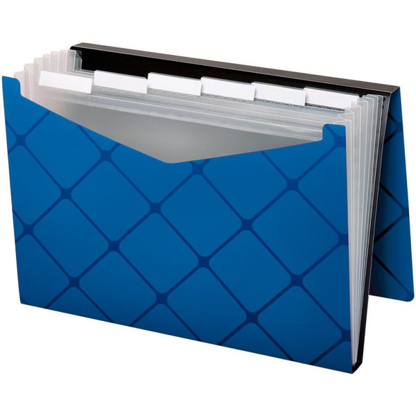 Pendaflex Letter Expanding File - 8 1/2" (215.90 mm) x 11" (279.40 mm) - 7 Pocket(s) - Blue - 1 Each