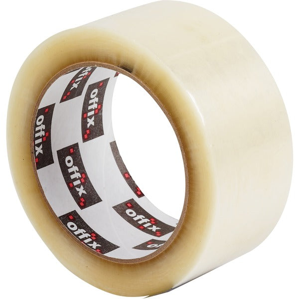 Offix Packaging Tape - 109.4 yd (100 m) Length x 2" (50.8 mm) Width - 6 / Pack