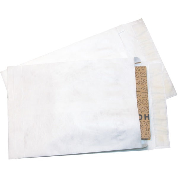 Supremex Tyvek Envelope - 16" (406.40 mm) Width x 12" (304.80 mm) Length - Peel & Seal - White - Tyvek - 100 / Pack