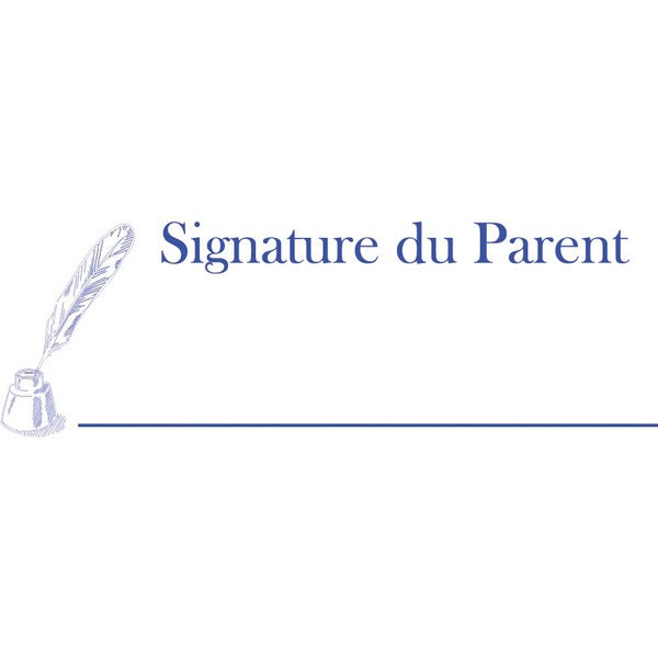 Original Printy 4.0 4911 Self-Inking Large Size St - French - Parent Signature - 1 Each