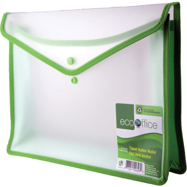EcoOffice Letter File Wallet - 8 1/2" (215.90 mm) x 11" (279.40 mm) - 3" (76.20 mm) Expansion - 1 Each