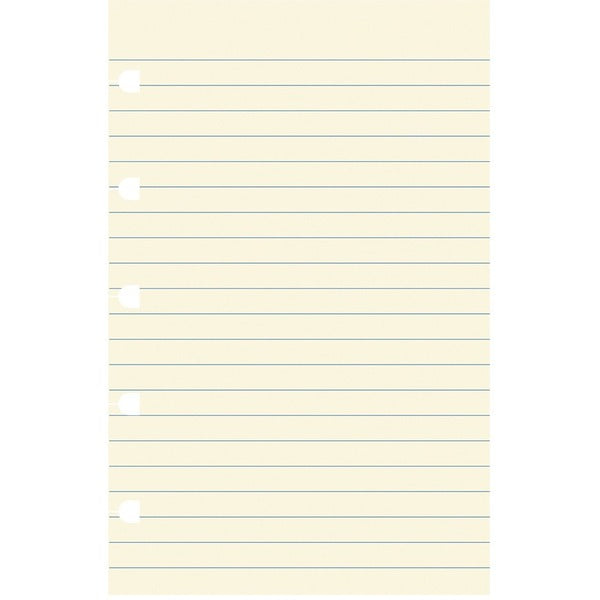 Filofax Refills - Ruled - Cream Paper - 1 Each