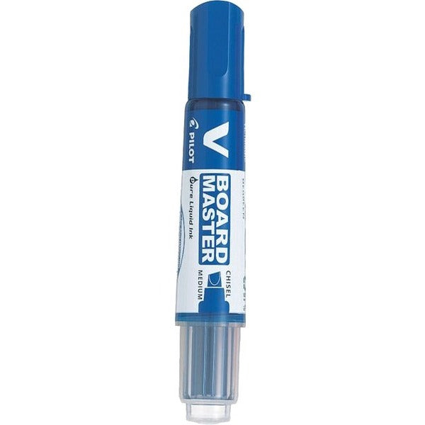 BeGreen V Board Master Dry Erase Whiteboard Marker - Chisel Marker Point - Refillable - Blue Ink - 1 Each