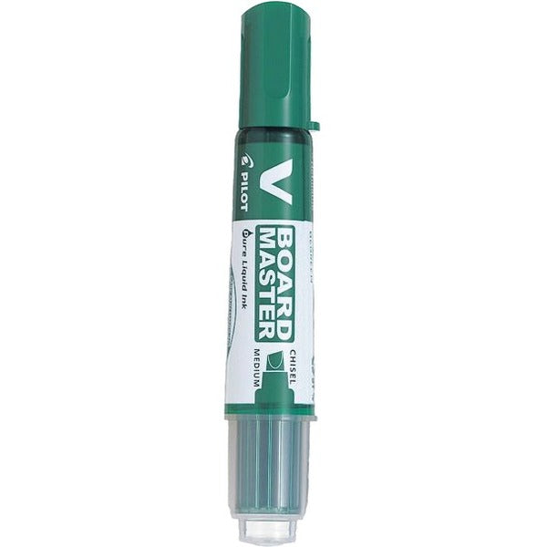 BeGreen V Board Master Dry Erase Whiteboard Marker - Chisel Marker Point - Refillable - Green Ink - 1 Each
