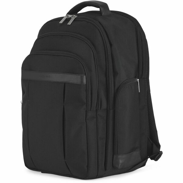 bugatti Carrying Case (Backpack) for 17.3" Notebook - Black - Nylon, Polyester, Vegan Leather Body - Shoulder Strap, Handle - 18.50" (469.90 mm) Height x 12" (304.80 mm) Width x 9.50" (241.30 mm) Depth - 1 Each