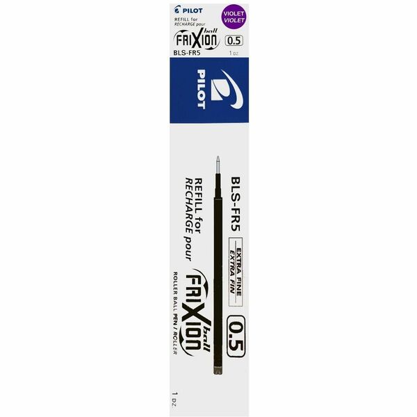 FriXion Ballpoint Pen Refill - 0.5 mm (0.02") - Purple Ink - Erasable - 1 Each