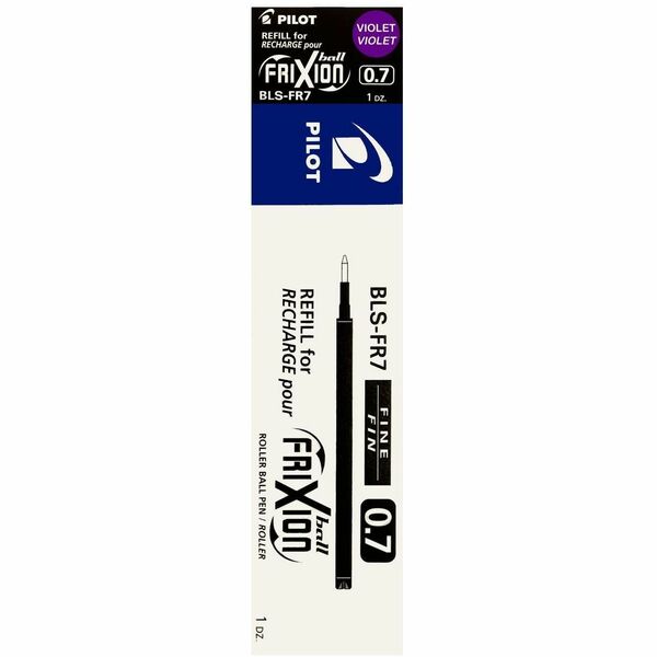 FriXion Ballpoint Pen Refill - 0.7 mm (0.03") - Purple Ink - Erasable - 1 Each